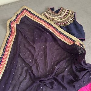 Ritu Kumar georgette saree NWT. Just for today will consider 250$